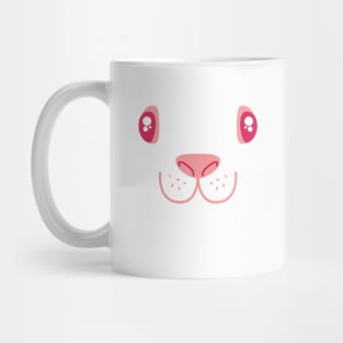 Cute Animal Face Bunny Rabbit Costume Mug